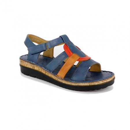 Sandale Anna Viotti, model 1017, culoare albastra