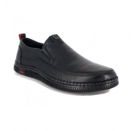 Pantofi Otter, model 021, culoare neagra, talpa flexibila
