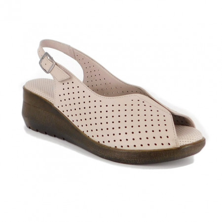 Sandale Anna Viotti, model 4207, culoare gri deschis
