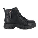 Ghete Berliner, model 2252, culoare neagra, talpa flexibila