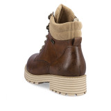 Ghete Remonte, model D0W75, impermeabile, blana naturala, culoare maro