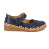 Pantofi Anna Viotti, model 4126, pentru vara, culoare albastra