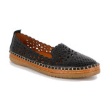 Pantofi Pass, model K1117, pentru vara, culoare neagra