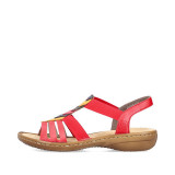 Sandale Rieker, model 60804, culoare rosie