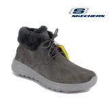 Ghete Skechers, piele naturala, culoare gri