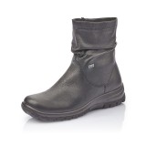 Cizme Rieker, impermeabile, blana naturala, culoare neagra (Z7153)