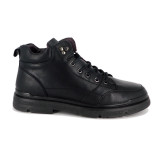 Ghete Berliner, model 80383, imblanite, culoare neagra, talpa flexibila
