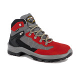 Ghete Grisport, model 14511, impermeabile, culoare rosu cu gri