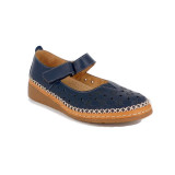 Pantofi Anna Viotti, model 4126, pentru vara, culoare albastra