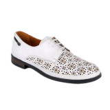 Pantofi Anna Viotti, model 888, pentru vara, culoare alba