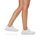 Pantofi Rieker, model W0402, brant din spuma cu memorie, culoare alba