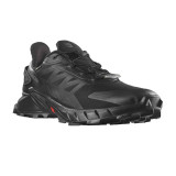 Pantofi Salomon Supercross 4, impermeabili,Gore-tex, culoare neagra