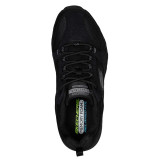 Pantofi Skechers Oak Canion Redwick, talpa din spuma cu memorie, culoare neagra
