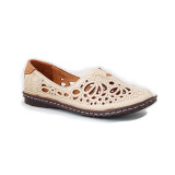 Pantofi Anna Viotti, model 2104, culoare bej