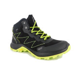 Ghete Grisport model 14703 impermeabile, talpa Vibram, culoare negru cu verde