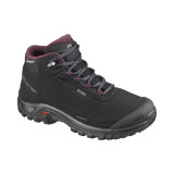 Ghete Salomon Shelter, pentru iarna, impermeabile, comfort termic pana la -7 grade,culoare negru cu mov