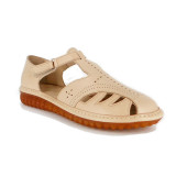Pantofi Anna Viotti, model 389, pentru vara, culoare bej