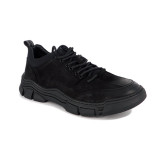 Pantofi Berliner, model 7213, culoare neagra, talpa flexibila