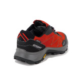 Pantofi Grisport, model 14701, impermeabili, talpa Vibram, culoare rosie