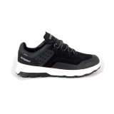 Pantofi Grisport, model 14805, impermeabili, talpa Vibram, culoare negru cu gri