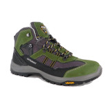 Bocanci Grisport, model 14407, impermeabili, talpa Vibram, culoare verde inchis