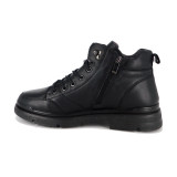 Ghete Berliner, model 80383, imblanite, culoare neagra, talpa flexibila