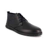 Ghete Otter, model 554, culoare neagra, talpa flexibila