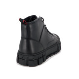 Ghete Otter, model 8A, captusite, talpa flexibila, culoare neagra