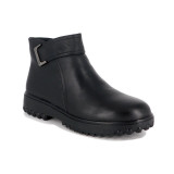 Ghete Pass, model 30803, imblanite, culoare neagra