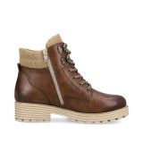 Ghete Remonte, model D0W75, impermeabile, blana naturala, culoare maro