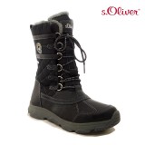 Ghete S.Oliver, impermeabile, imblanite, culoare neagra