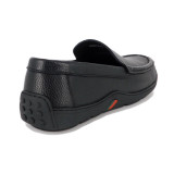 Mocasini Otter, model 8A, culoare neagra, talpa flexibila