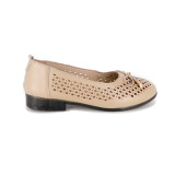 Pantofi Formazione, model 7029, culoare bej, talpa foarte flexibila