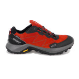 Pantofi Grisport, model 14701, impermeabili, talpa Vibram, culoare rosie