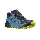 Pantofi Salomon SpeedCross 5 Gtx, impermeabili, Gore-tex, culoare albastra