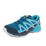 Pantofi Salomon Speedcross Junior, impermeabili, culoare albastra