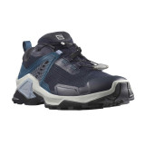 Pantofi Salomon X-Raise Junior, impermeabili, Gore-tex, culoare albastra