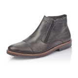 Cizme Rieker 35381, blana naturala, culoare neagra