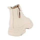 Ghete Berliner, model 2252, culoare crem, talpa flexibila