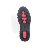 Ghete Rieker, model Z1042, impermeabile, blana naturala, talpa cu fibra de sticla, culoare neagra