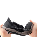 Pantofi Franco Gerardo, model 939, talpa flexibila, culoare neagra cu gri