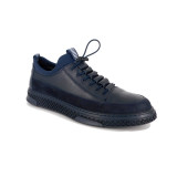 Pantofi Goretti, model 9165, culoare albastru inchis