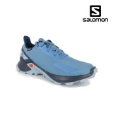 Salomon Alphacross Junior, impermeabili, culoare albastra