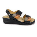 Sandale Anna Viotti, model 403, culoare neagra