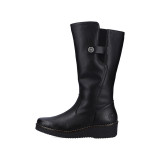 Cizme Rieker, model Y4655, blana naturala, culoare neagra