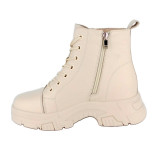 Ghete Berliner, model 2252, culoare crem, talpa flexibila