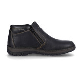 Ghete Rieker, model 05173, impermeabile, blana naturala, culoare neagra