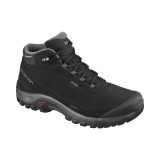 Ghete Salomon Shelter, pentru iarna, impermeabile, comfort termic pana la -7 grade,culoare negru cu gri