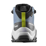 Ghete Salomon X-Raise Junior Mid, impermeabile, Gore-tex, culoare albastra