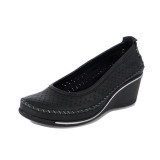 Pantofi Anna Viotti, model 114, pentru vara, culoare neagra